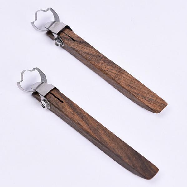 4 個陶器ハンドル作成ツール粘土彫刻こする耐久性のある DIY ポータブルカップハンドルモデリングツールティーポットハンドル用