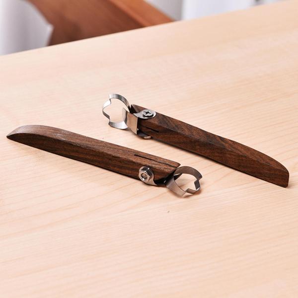 4 個陶器ハンドル作成ツール粘土彫刻こする耐久性のある DIY ポータブルカップハンドルモデリングツールティーポットハンドル用