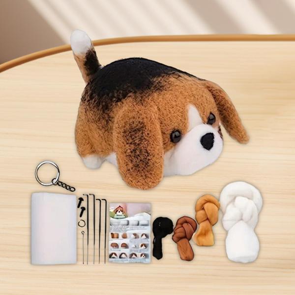 フェルト人形フェルトセットギフトフェルトパッドアートバックパックアクセサリーフェルトキットスタイル E