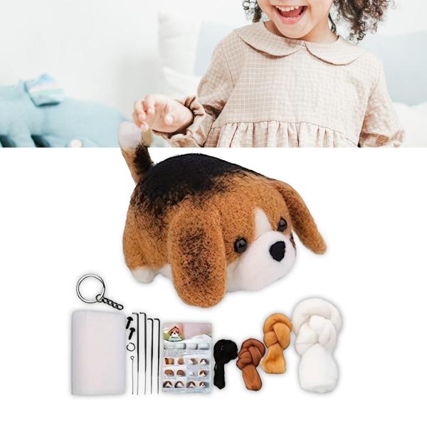 フェルト人形フェルトセットギフトフェルトパッドアートバックパックアクセサリーフェルトキットスタイル E