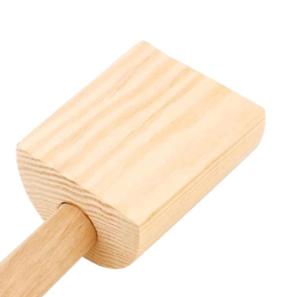 木製粘土パドルハンマーポータブル陶器ツール粘土クラッパーキッチンDIYプロジェクト、陶芸スタジオ用品用