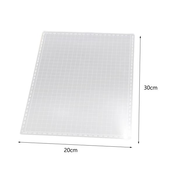 プレスボードアクリルスタンププレートツール DIY 工芸品測定バッキングボード 30 センチメートル x 22 センチメートル x 0.4 センチメー