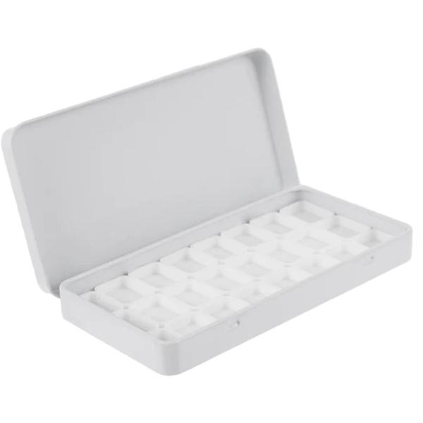 水彩パレットペイントパレット大容量ポータブルペイントボックスペイントパレットトレイ愛好家初心者のため , L 24 グリッド
