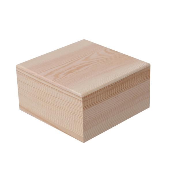 15cm×15cm×8cm 蓋付き収納ケース 木製収納ボックス 蓋付き ギフト