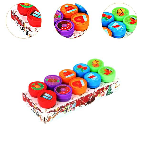 クリスマススタンプ 30 個 DIY クラフト お絵かき用 フォトアルバム カーニバル賞品 スタイル C