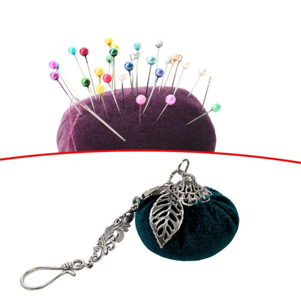 ポータブルピンクッション 裁縫針クッション 家庭用裁縫 DIY クラフト トマト用