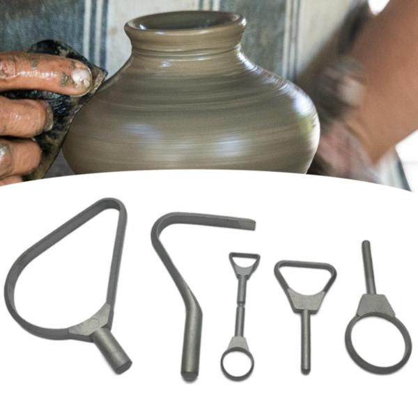 5x粘土彫刻ツール陶器トリミングツールDIY彫刻成形プロフェッショナルセラミックスクレーピングツール陶器彫刻ツール