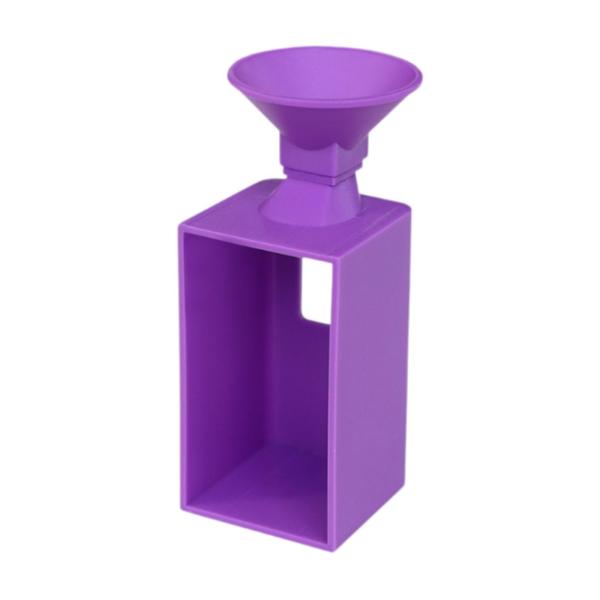 ダイヤモンドアートワークドリルファネル実用的なポータブルクラフト用品DIY再利用可能パープル