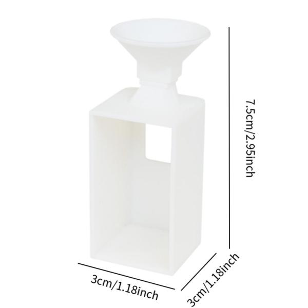 ダイヤモンドアートワークドリルファネル実用的なポータブルクラフト用品DIY再利用可能ホワイト