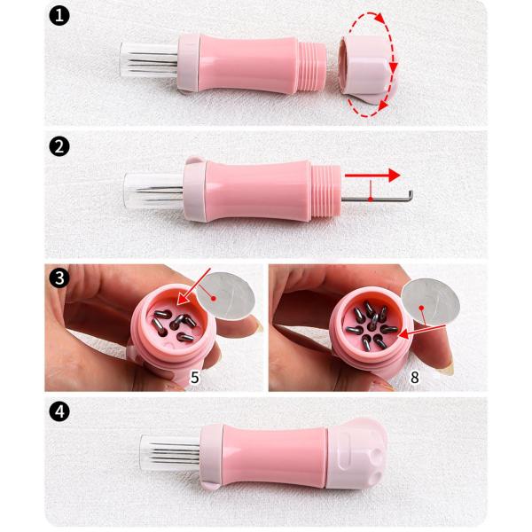 ニードルフェルトツール 軽量 取り外し可能 快適なハンドル DIY ステッチツール スタイル A