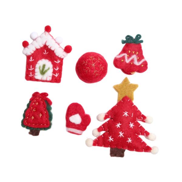 手作りフェルトクリスマスオーナメント 子供 大人用 クリスマス
