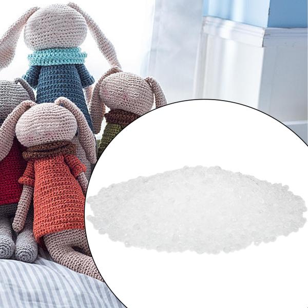 詰め物ビーズ 詰め物ビーズ かぎ針編みおもちゃ 人形 土嚢用  ホワイト