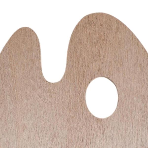 木製ペイントパレット ペイントカラーミキシングトレイ DIYペイント用品 ペイントトレイパレット 学校教師 スターターアーティスト 初心者