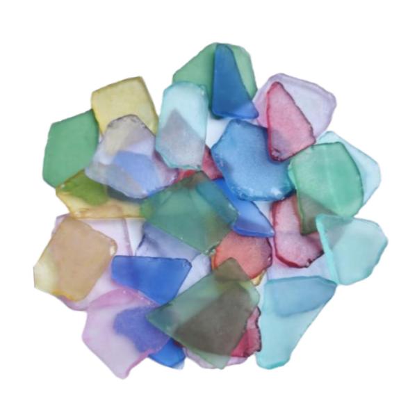 シーグラスの花瓶フィラー DIY クラフト 噴水岩 ビーチ ウェディング パーティー デコレーション 1cm 〜 3cm