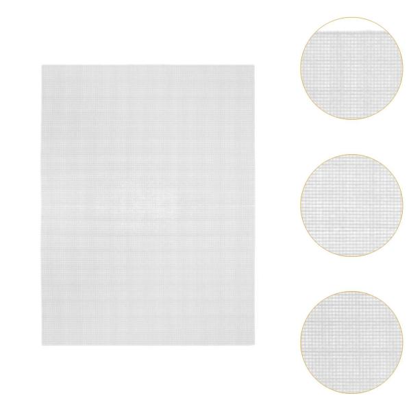 12 個メッシュキャンバスシート工芸品軽量多機能大人 DIY プロジェクトバッグ作りのためのクラフトかぎ針編みニット手芸