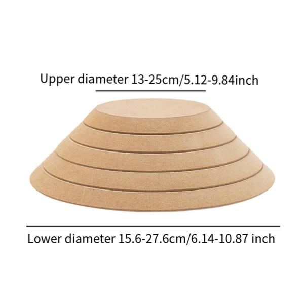 5x スランプハンプ陶器モデルフォームドレープモデル粘土 DIY ラウンドプロフェッショナルスタッカブル粘土モデル手作りプレート用