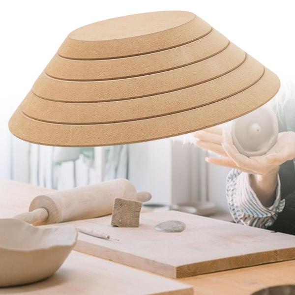 5x スランプハンプ陶器モデルフォームドレープモデル粘土 DIY ラウンドプロフェッショナルスタッカブル粘土モデル手作りプレート用