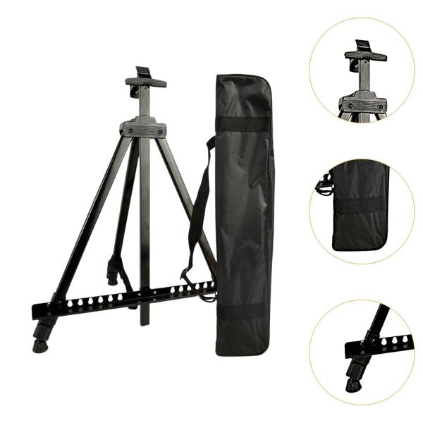 三脚ディスプレイイーゼルスタンド折りたたみイーゼル収納袋付き絵画キャンバス三脚床置きポスターイーゼルホームポスター用