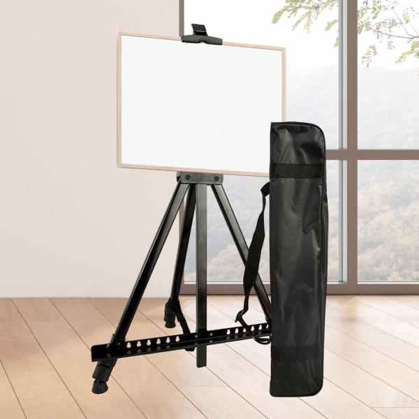 三脚ディスプレイイーゼルスタンド折りたたみイーゼル収納袋付き絵画キャンバス三脚床置きポスターイーゼルホームポスター用