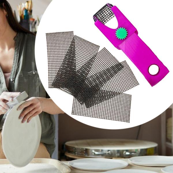 陶器ツールサンダー 鋭い角やエッジを滑らかにする 粘土工芸品 芸術的グラインダー用 陶器サンディングツール