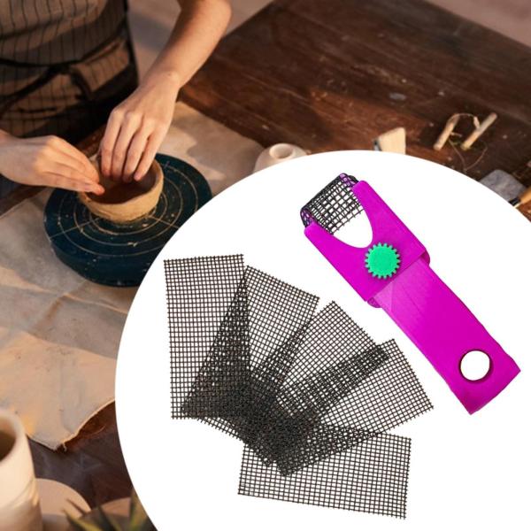 陶器ツールサンダー 鋭い角やエッジを滑らかにする 粘土工芸品 芸術的グラインダー用 陶器サンディングツール