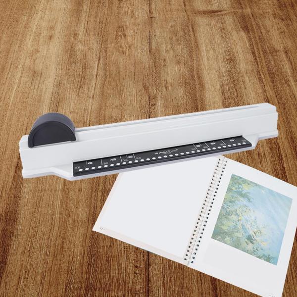 30 穴パンチャー 5 シート容量手動ペーパーパンチオフィス学校家庭用