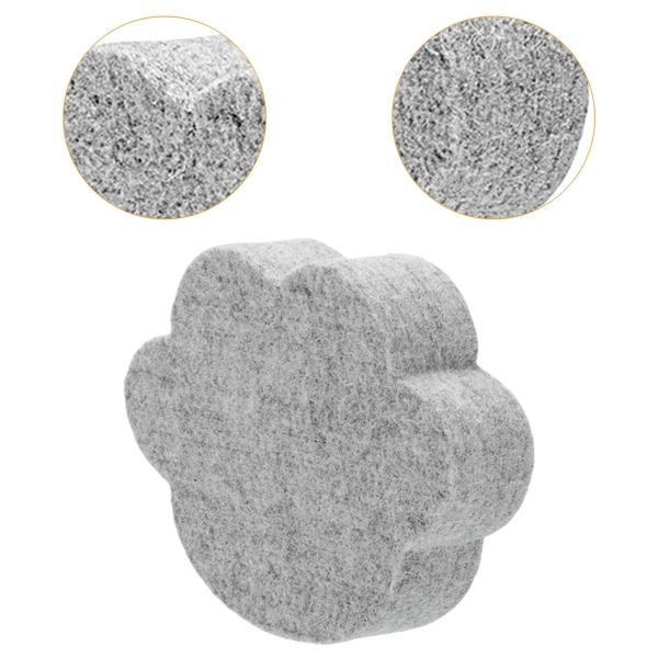 ニードルフェルトパッド足形 DIY 継手精密フェルト用ウェットフェルト 15x12.3x3cm