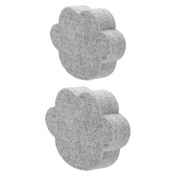 ニードルフェルトパッド足形 DIY 継手精密フェルト用ウェットフェルト 15x12.3x3cm