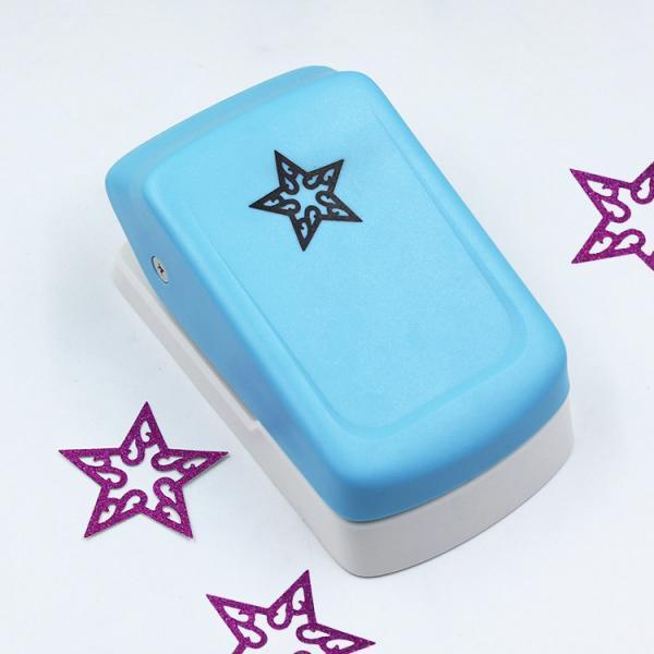 スターパターンエンボスパンチャー DIY 用品中空紙穴カッターポータブル手作りスクラップブッキングマシンオフィス家庭用