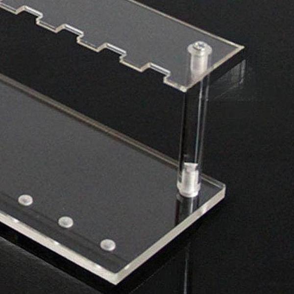 アクリルペンディスプレイラックマーカースタンド化粧台用ヘアピン眉毛ペン 27.5x8x7cm