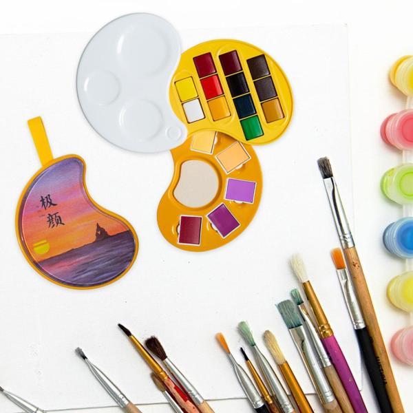 水彩塗料セット水の色絵画愛好家のための塗料大人のすべての年齢の暖かい色