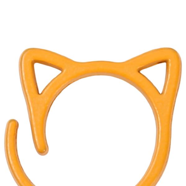 60PCSステッチマーカーDIY猫の耳の縫製マーカー織り織りオレンジ