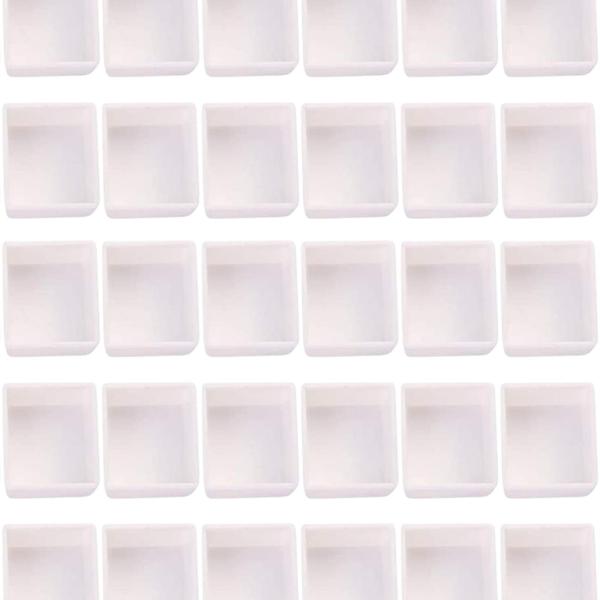 50pcs空の水彩塗料パンパレットの絵画のための多機能クラフト