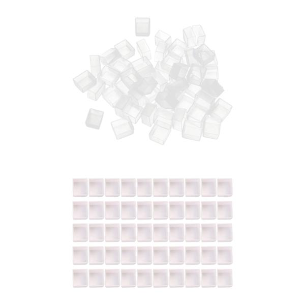 50pcs空の水彩塗料パンパレットの絵画のための多機能クラフト