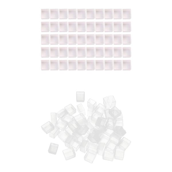 50pcs空の水彩塗料パンパレットの絵画のための多機能クラフト