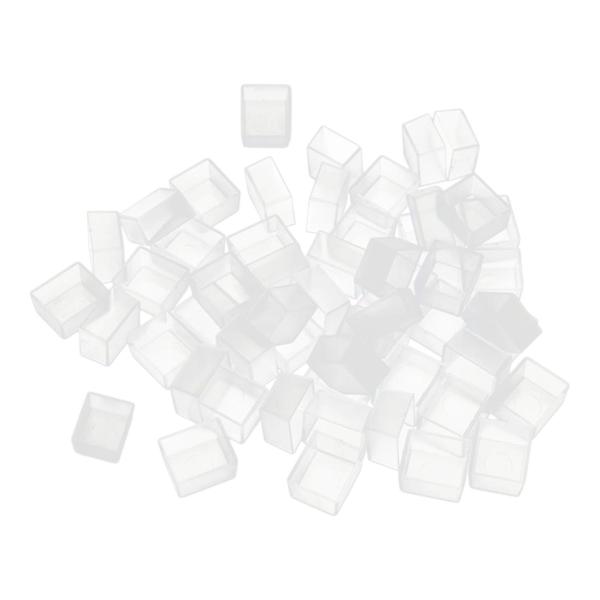 50pcs空の水彩塗料パン絵画パレットのための多機能クラフトクリア