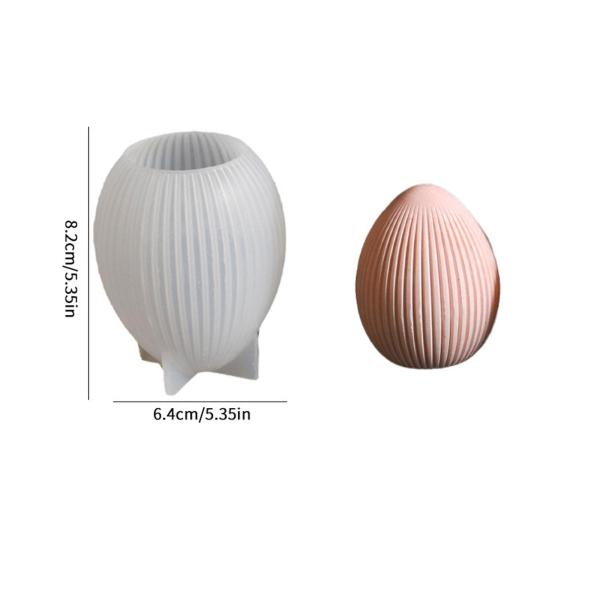 イースターキャンドルモールド 再利用可能 ホームデコレーション アロマキャンドル 手作り石鹸 スタイル D