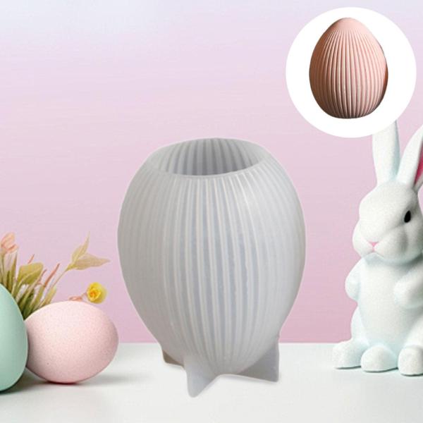 イースターキャンドルモールド 再利用可能 ホームデコレーション アロマキャンドル 手作り石鹸 スタイル D