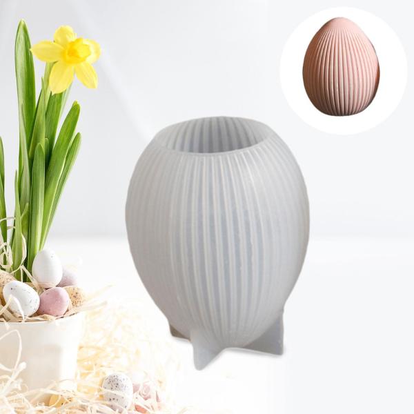 イースターキャンドルモールド 再利用可能 ホームデコレーション アロマキャンドル 手作り石鹸 スタイル D