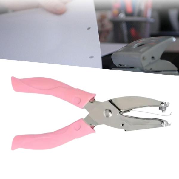 シングルホールパンチ ポータブル DIY ドリル メタル オフィス文具 紙 カード用 15mm 丸型