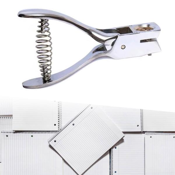 シングルホールプライヤー、カードギフトタグパンチャー、ヘビーデューティーハンドヘルドメタルホールパンチャーオフィス教室カード用紙工芸品