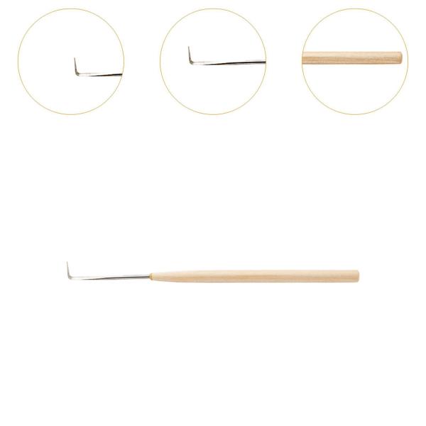 陶器トリミングツール プロフェッショナル 木製ハンドル ギフト 粘土トリミングツール スタイル B