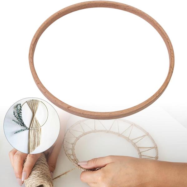 クラフトフープ マクラメフープ 壁掛け用 クラフト用品 6インチ 3個