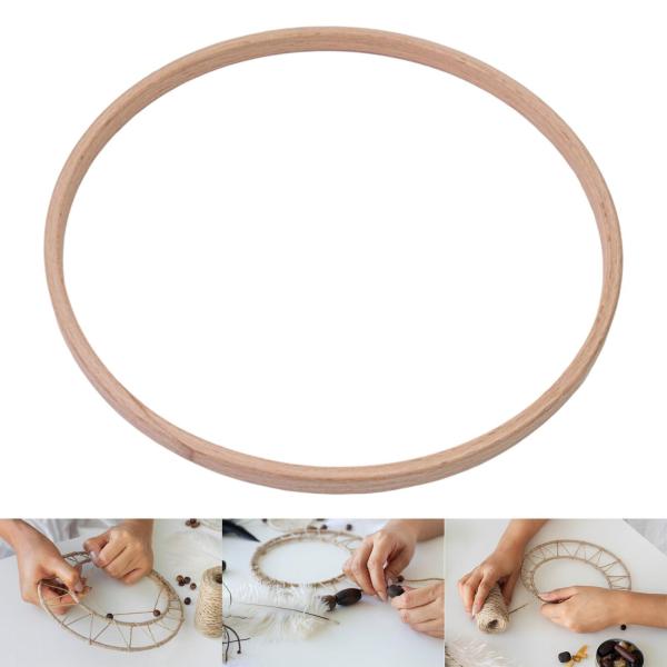クラフトフープ マクラメフープ 壁掛け用 クラフト用品 7インチ 3個