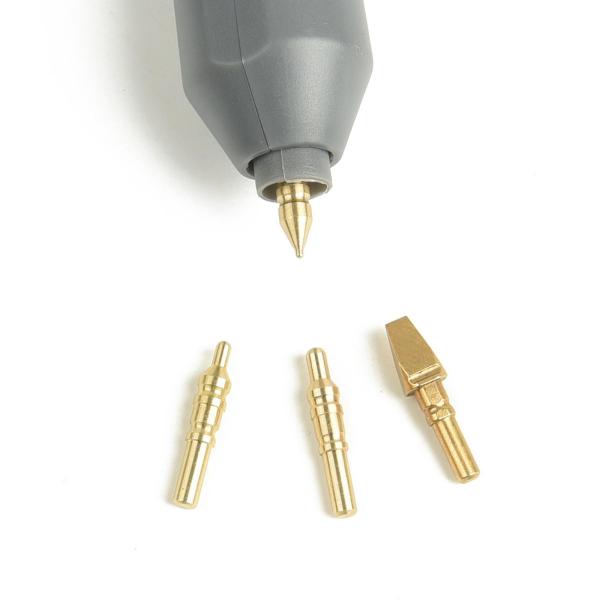 USBヒートホイルペンスクラップブッキングツールキット高性能ホットエンボススタンピングスタンピングペンDIYクラフトエンボスの4つのサイズのヒント