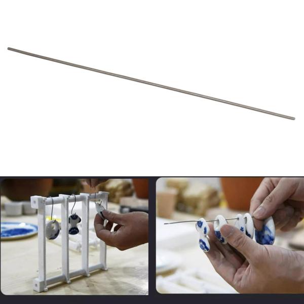焼成タングステンワイヤー 7.87インチ ハンガー DIY セラミックビーズ小物用