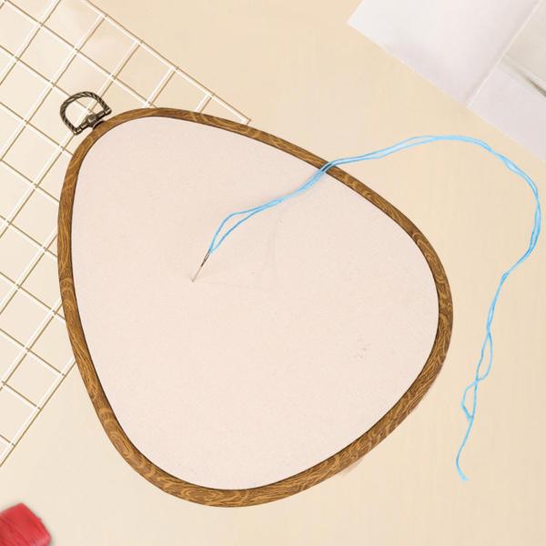 刺繍枠吊り下げ飾り 多用途ディスプレイ オーバルディスプレイフレーム クロスステッチ縫製用刺繍キット