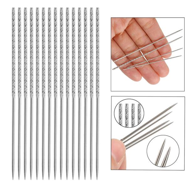 20本入り ほつれ修理針 裁縫用品 ニット・織物 DIY 家庭用 1.2x76mm