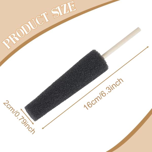 粘土陶器スポンジテクスチャリングと彫刻成形と彫刻セラミックツールブラック