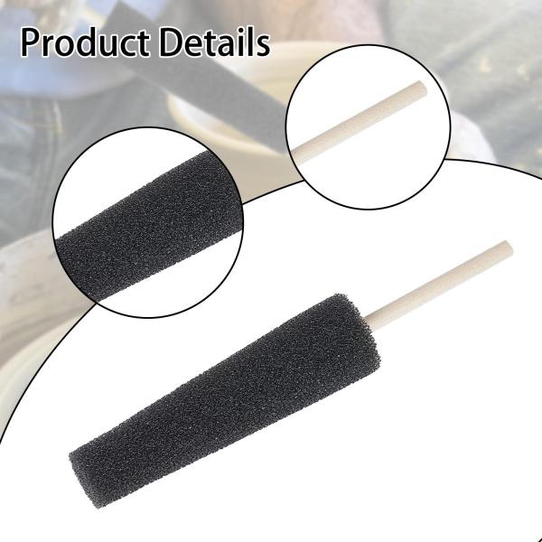 粘土陶器スポンジテクスチャリングと彫刻成形と彫刻セラミックツールブラック